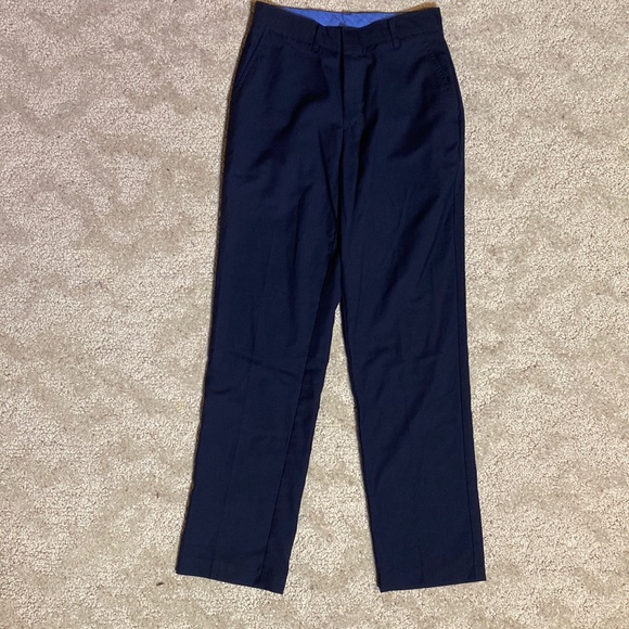 Izod Navy Boys Dress Pants 16 Slim - Picture 1 of 3